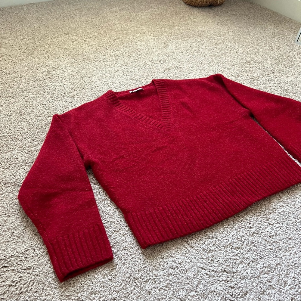 J. Crew Relaxed V-neck pullover